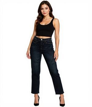 J.Crew 9" High‑Rise Toothpick Skinny Jeans Size 27 Dark Wash Stretch Denim